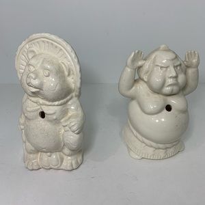 Vintage benihana bear  and sumo wrestler mugs
